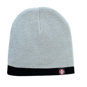 Bones Swiss Men’s Logo Gray and Black Beanie Hat